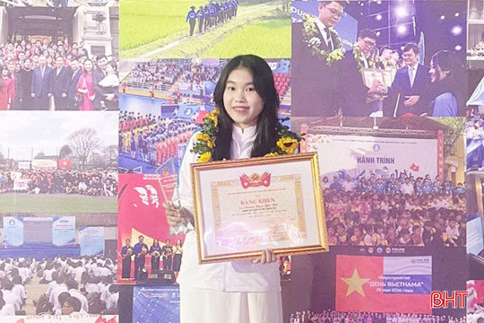  Nữ sinh Hà Tĩnh được tuyên dương “Học sinh 3 tốt” cấp Trung ương