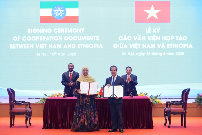 Việt Nam và Ethiopia ký kết nhiều văn kiện hợp tác quan trọng