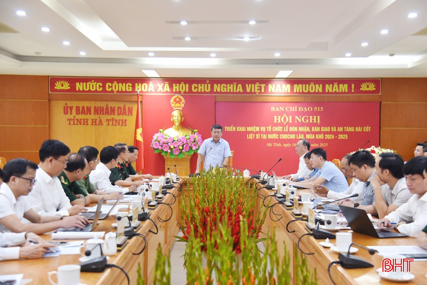 Chuẩn bị chu đáo công tác đón nhận, an táng hài cốt liệt sỹ hy sinh tại Lào về nước