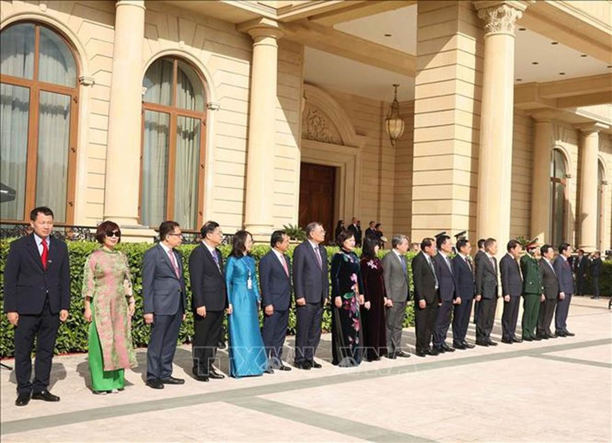 Lễ đón Tổng Bí thư Tô Lâm thăm cấp Nhà nước tới Azerbaijan- Ảnh 7.