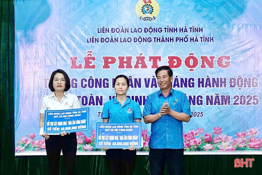 Hỗ trợ 40 "mái ấm công đoàn" cho lao động khó khăn