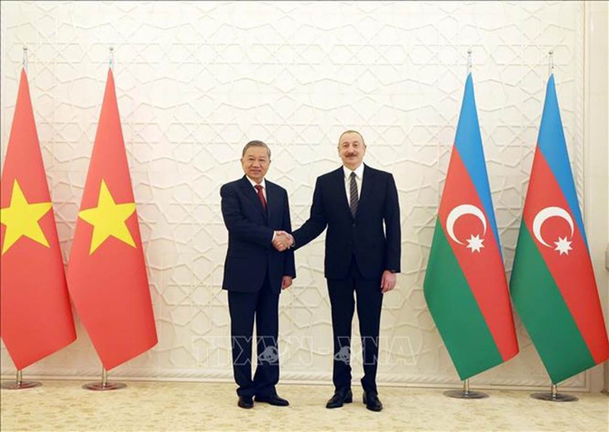 Lễ đón Tổng Bí thư Tô Lâm thăm cấp Nhà nước tới Azerbaijan- Ảnh 5.